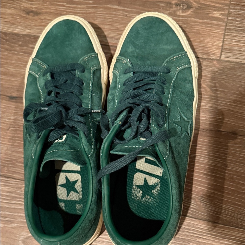 Converse One Star Pro Green Suede Men's Shoes
